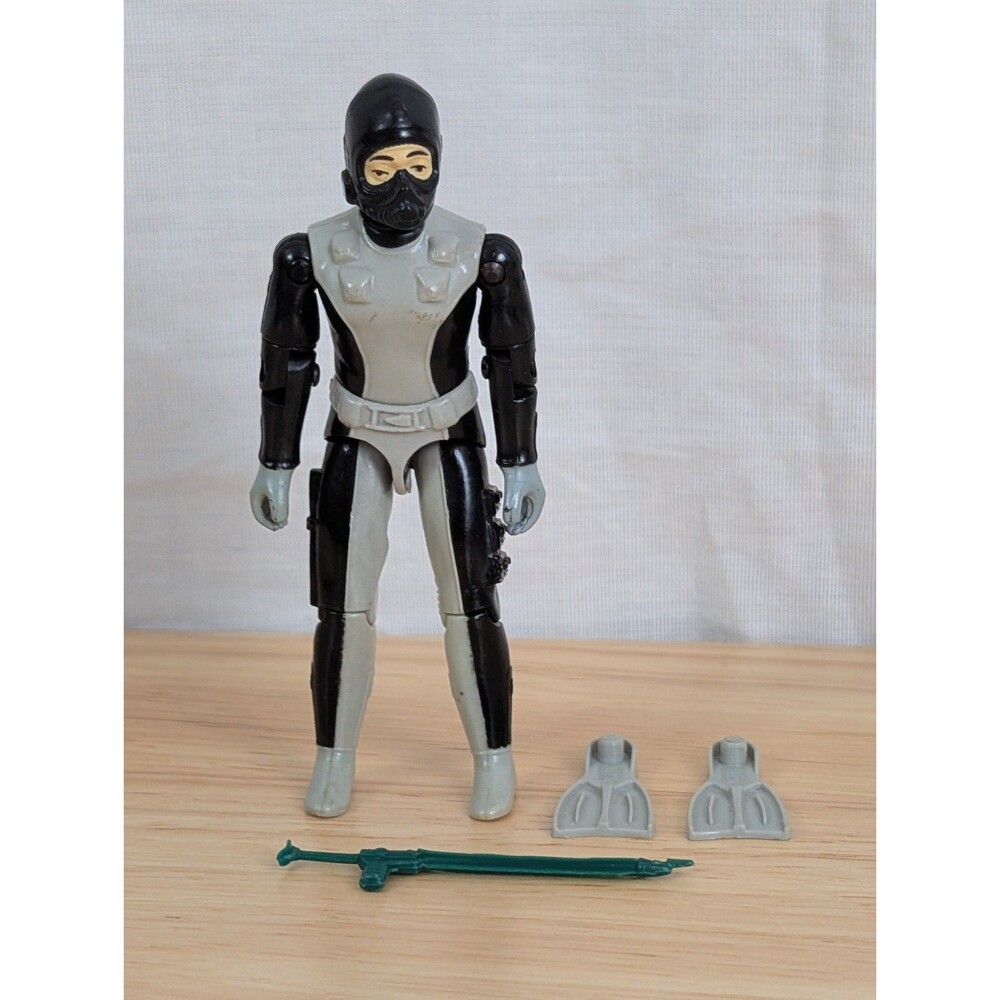 GI Joe 1983 Torpedo v1 G.I. ARAH Vintage Figure harpoon gun swim fins flippers